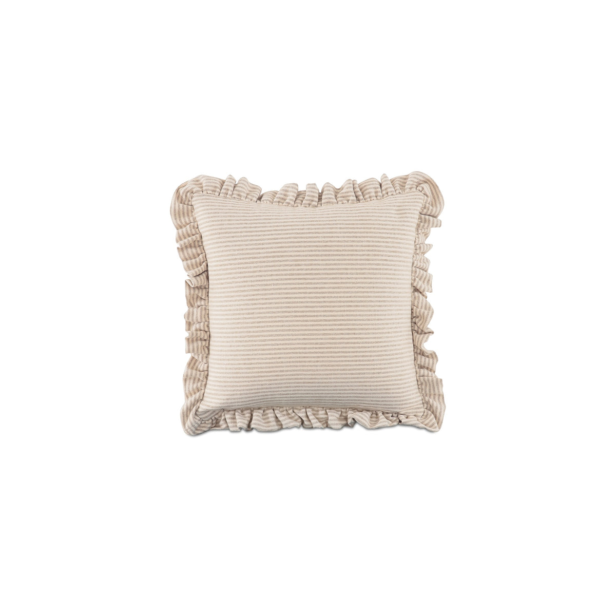 Betty 25 Inch Cushion Beige Stripe by Moe's Home