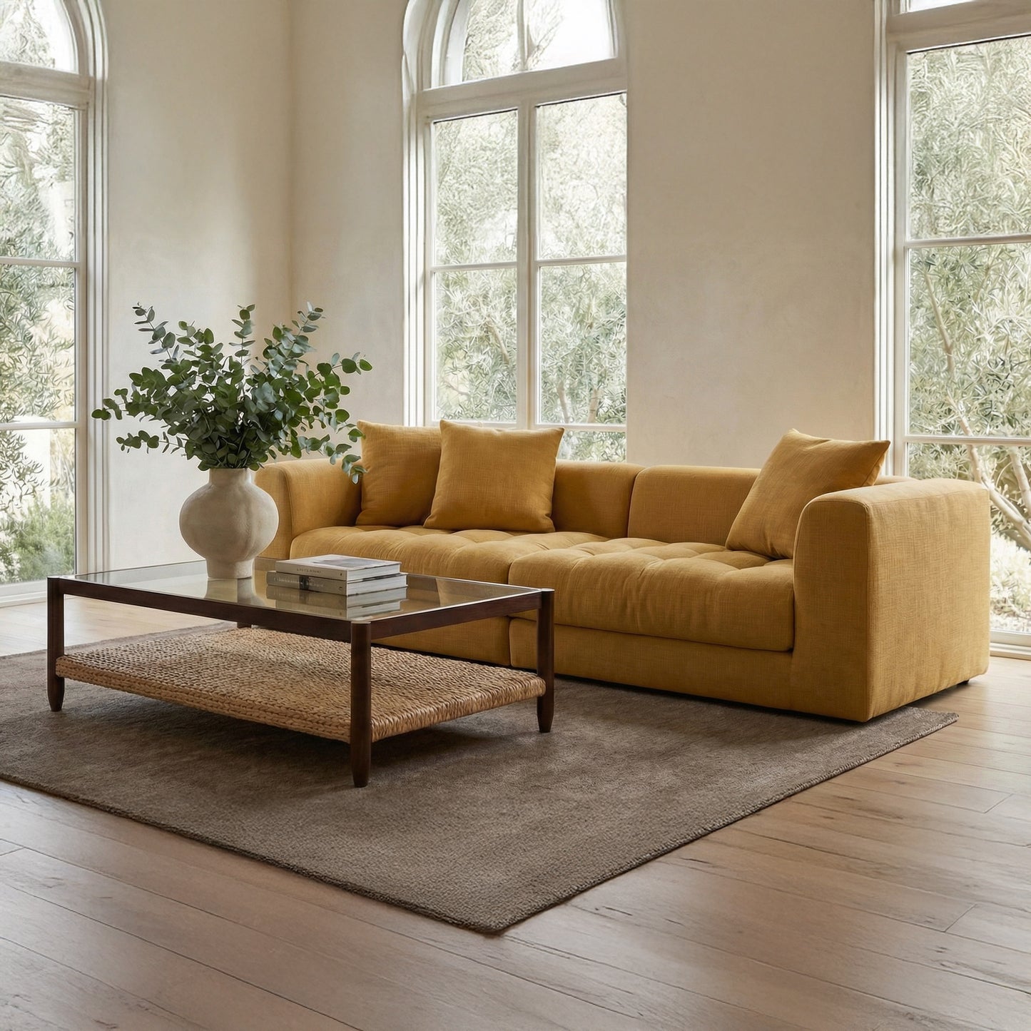 Davie Modular Sofa Golden by Moe's Home