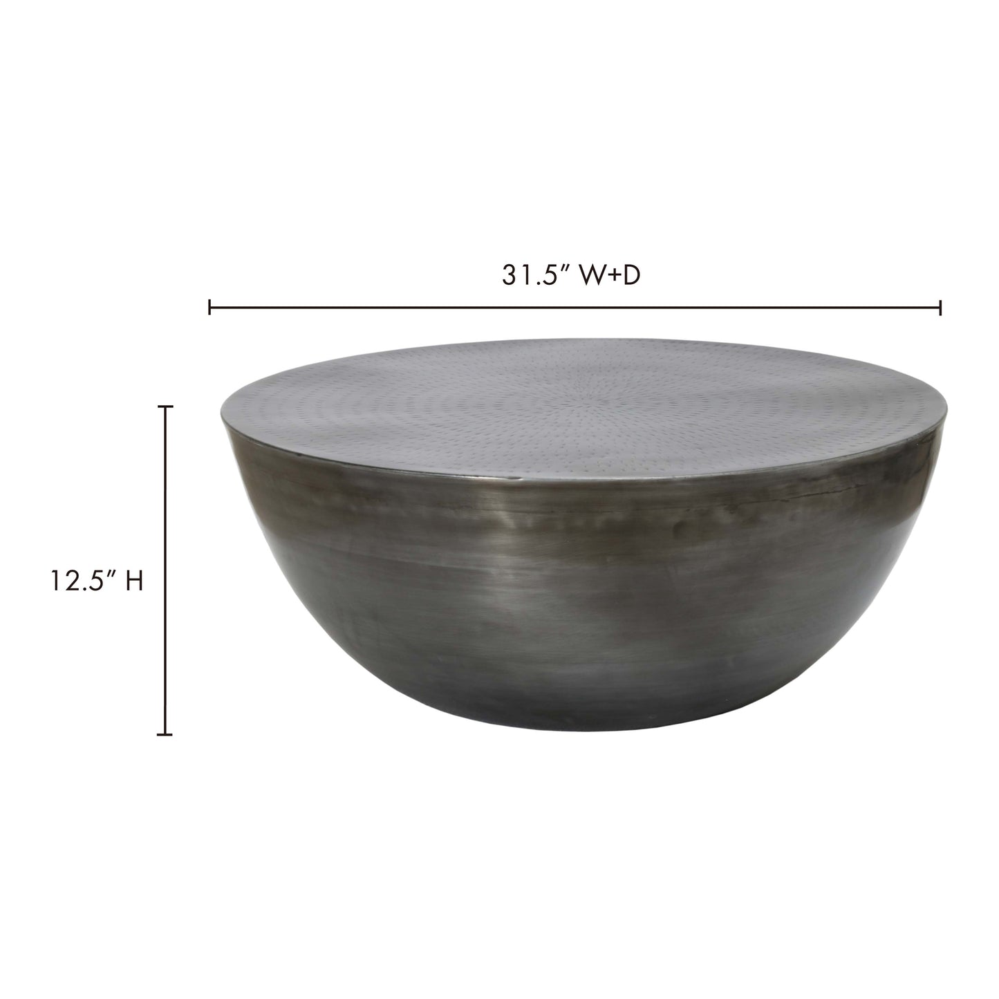 Conga Coffee Table Antique Zinc by Moe's Home