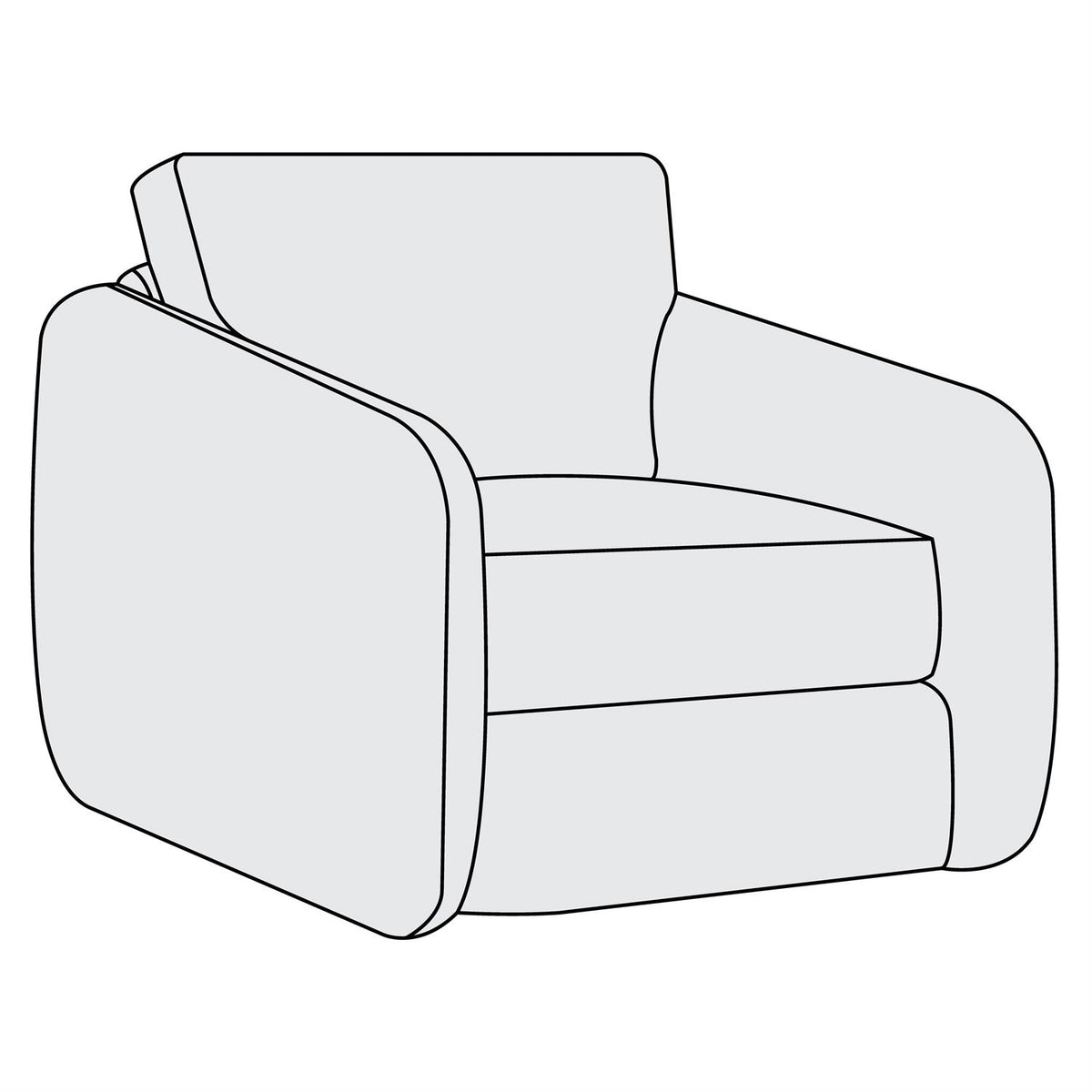 Soleil Fabric Swivel Chair by Bernhardt