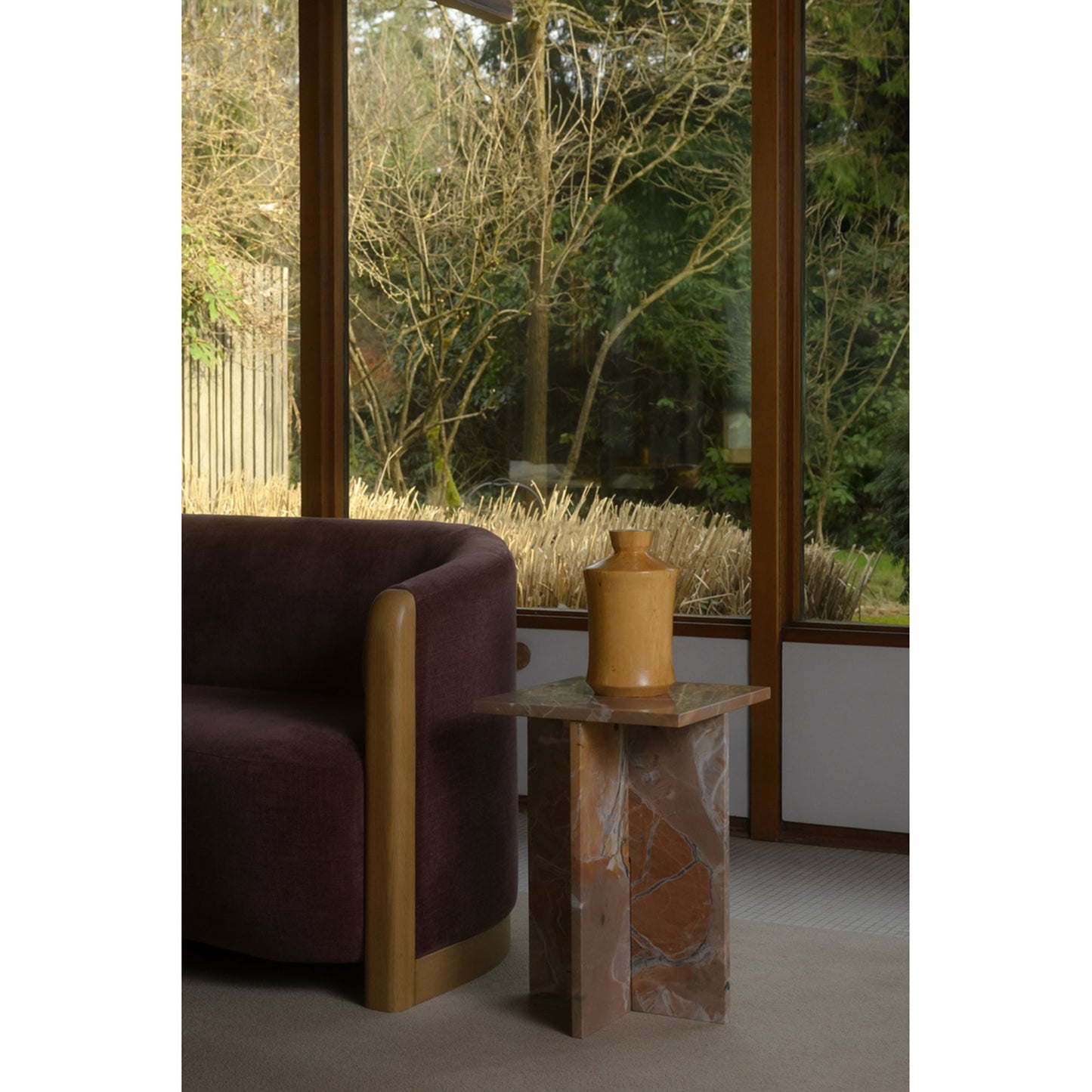 Blair Accent Table Orange Levante by Moe's Home