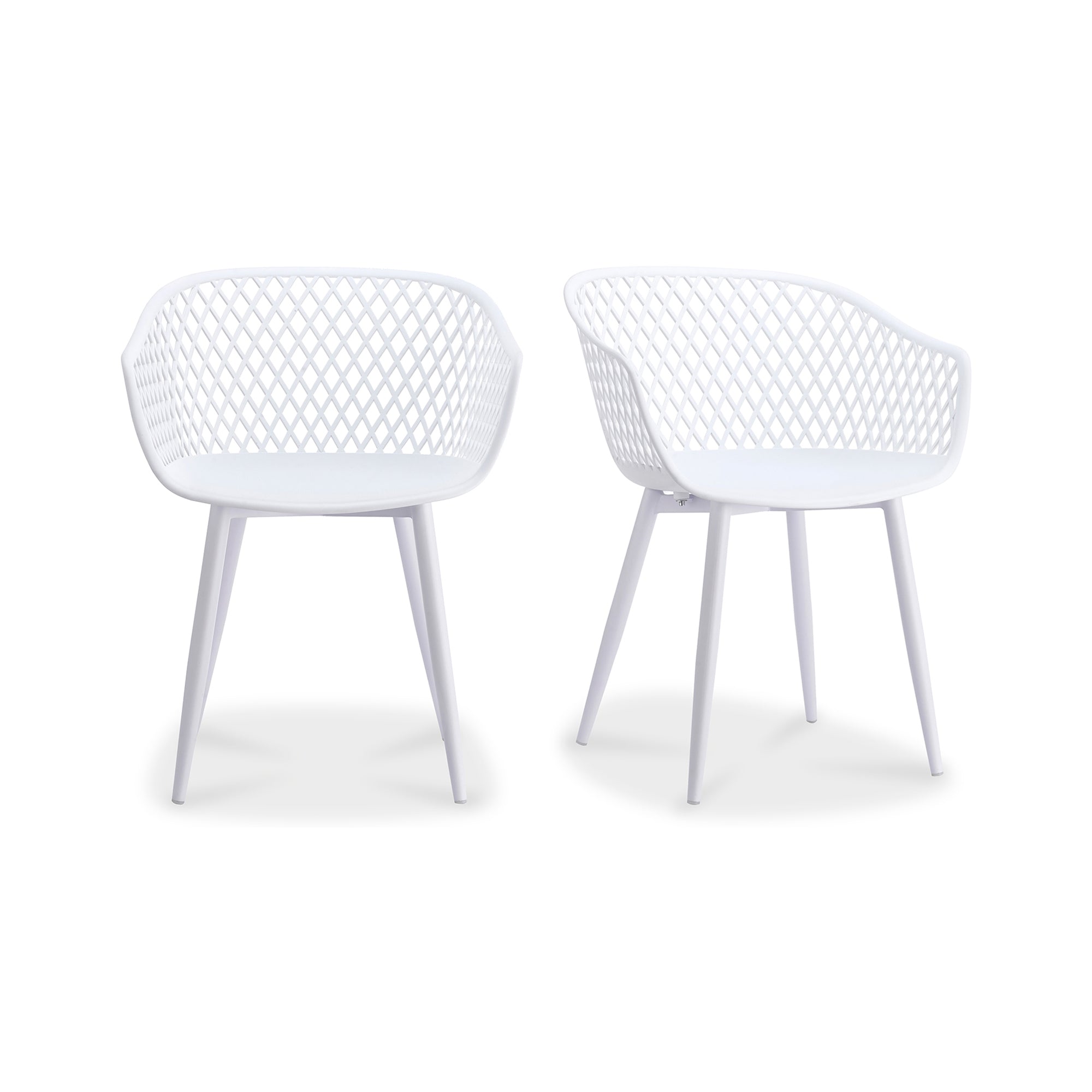 Piazza Outdoor Chair White Set Of Two | White