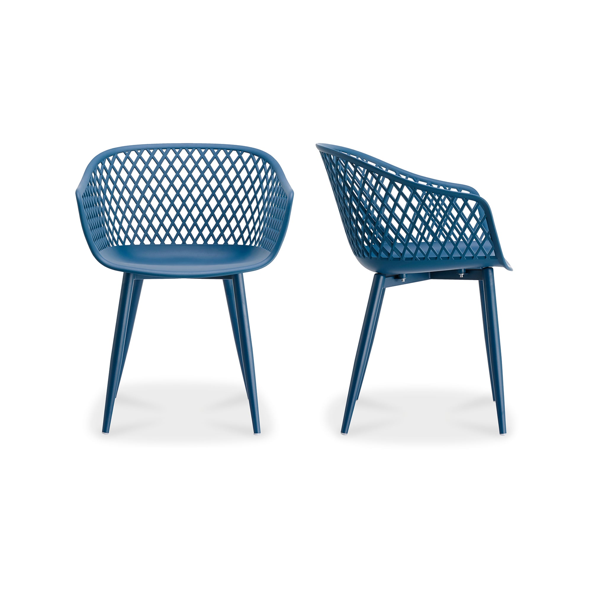 Piazza Outdoor Chair Blue Set Of Two | Blue