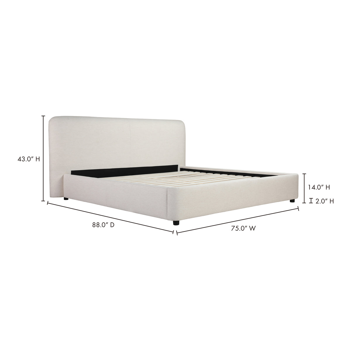 Samara Queen Bed by Moe's Home