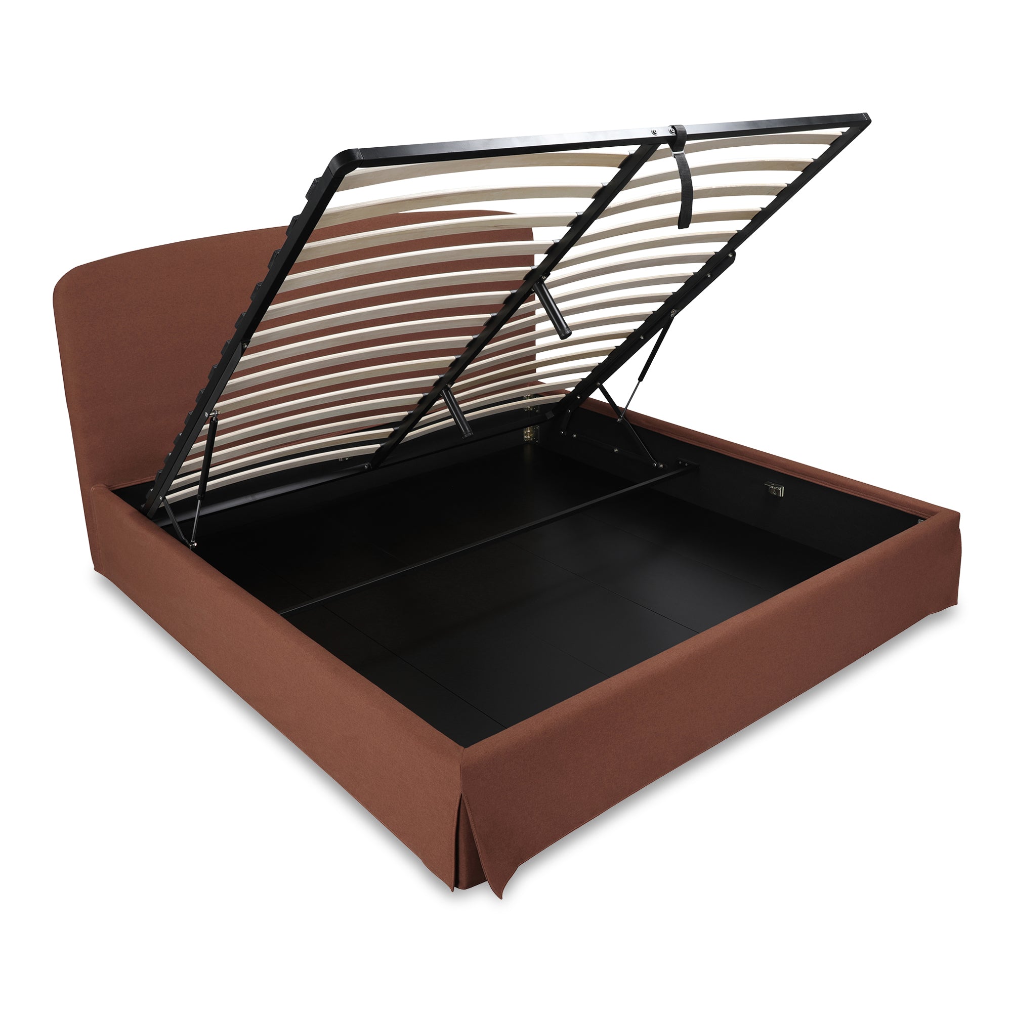 Joan King Storage Bed Rust