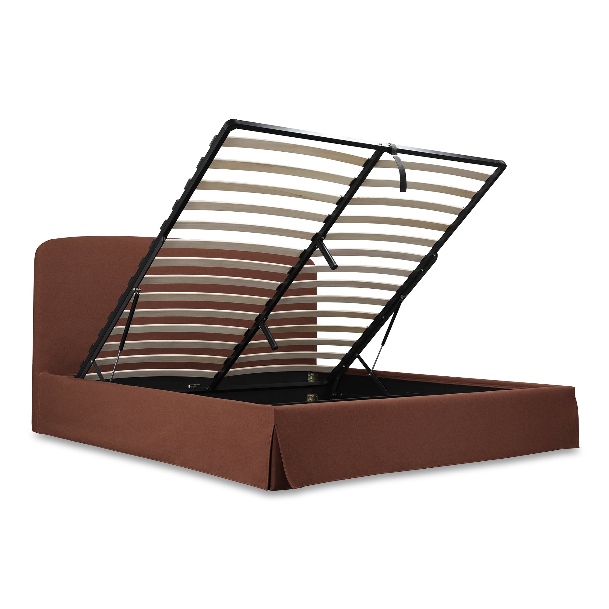 Joan King Storage Bed Rust
