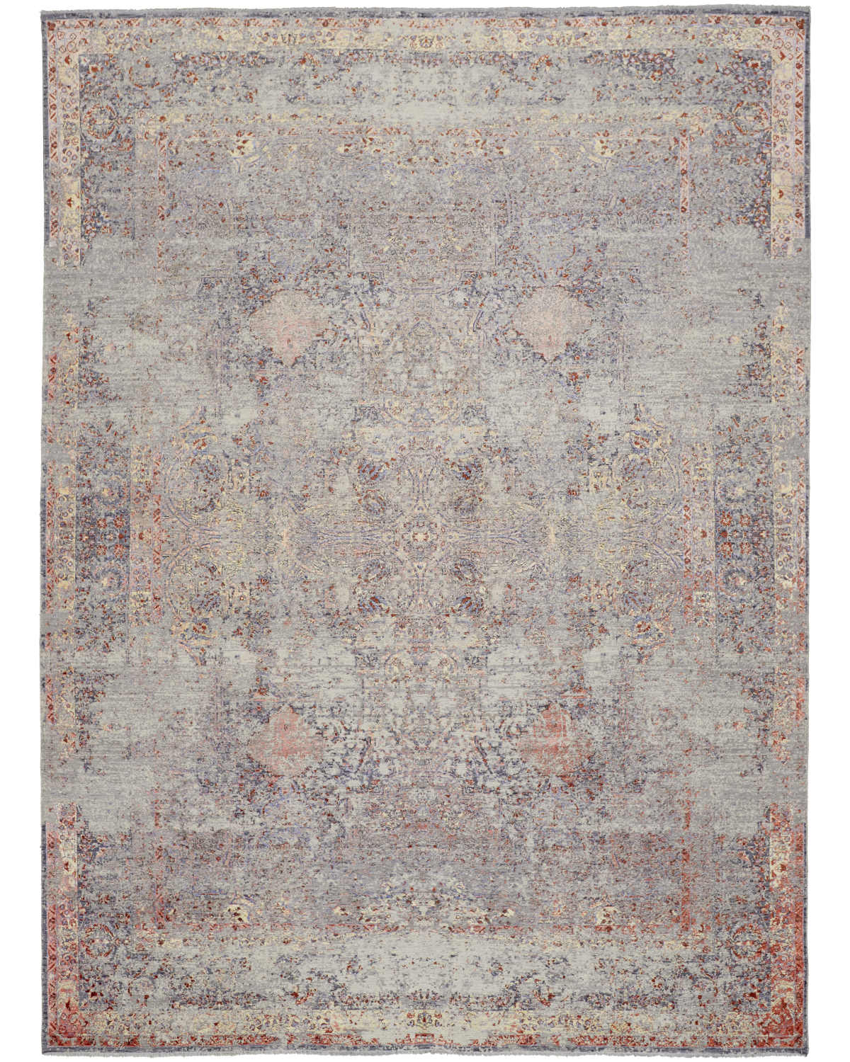Edin C6011 Gray/Multi Rug by Feizy
