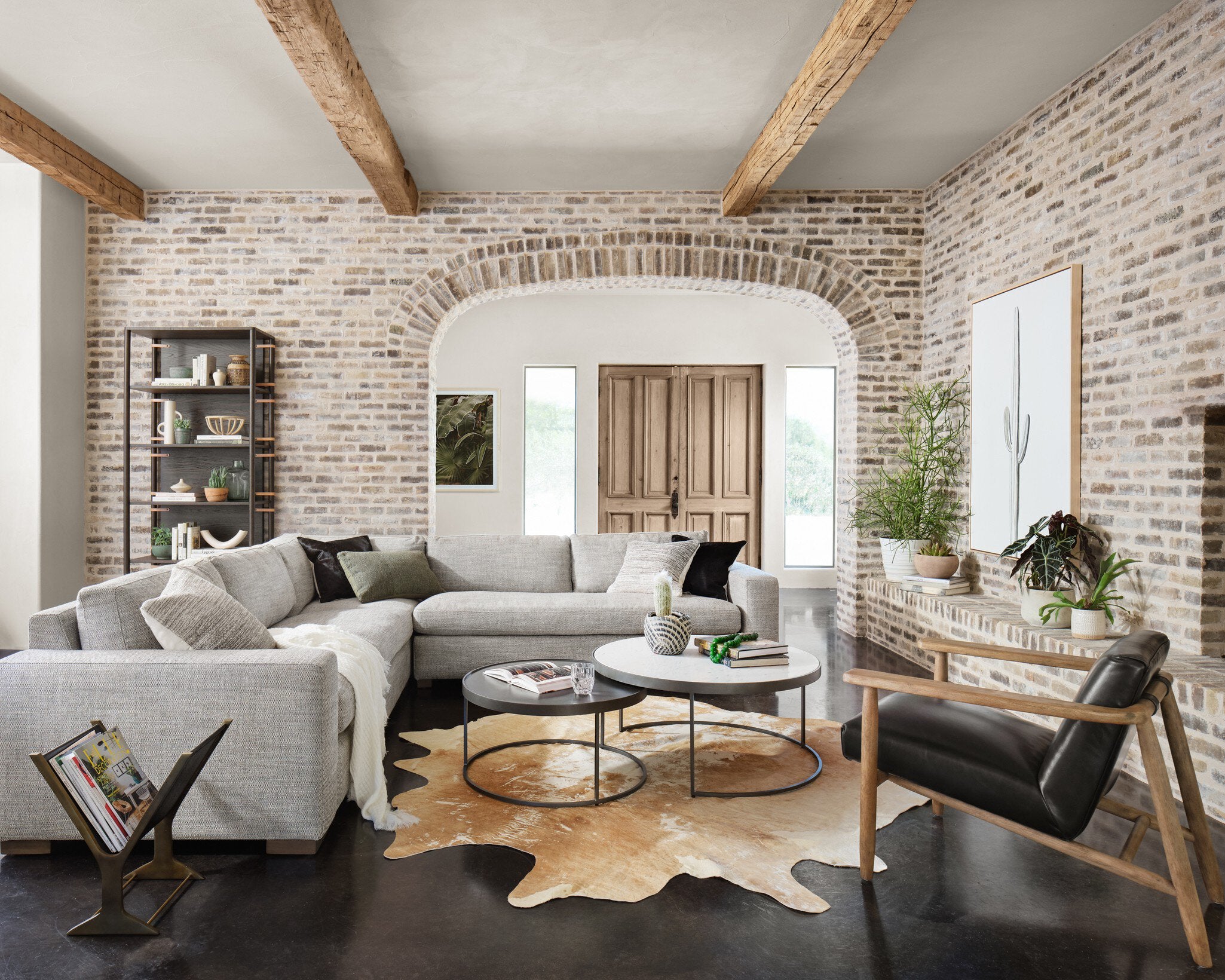 Harland Modern Cowhide Rug