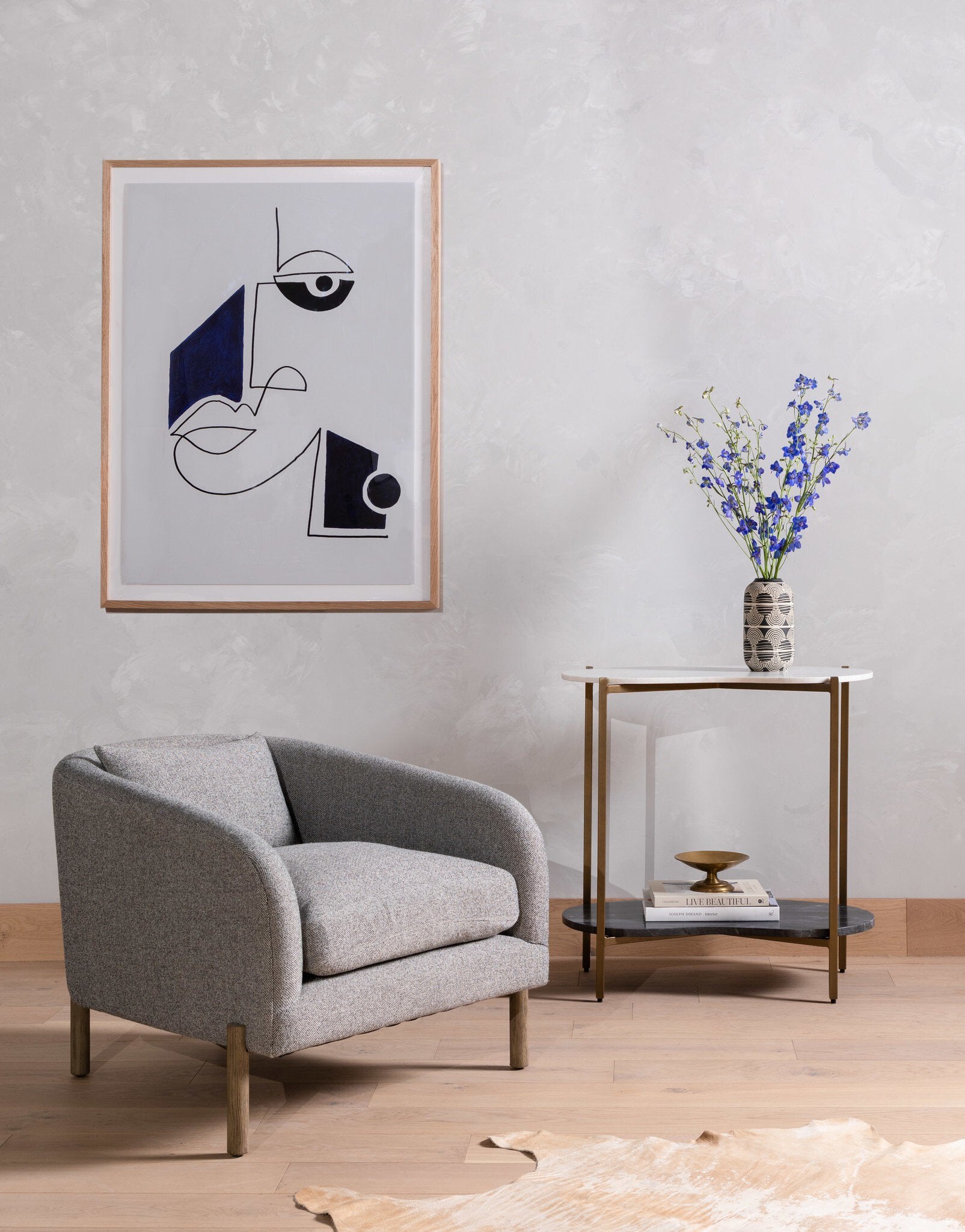 Harland Modern Cowhide Rug