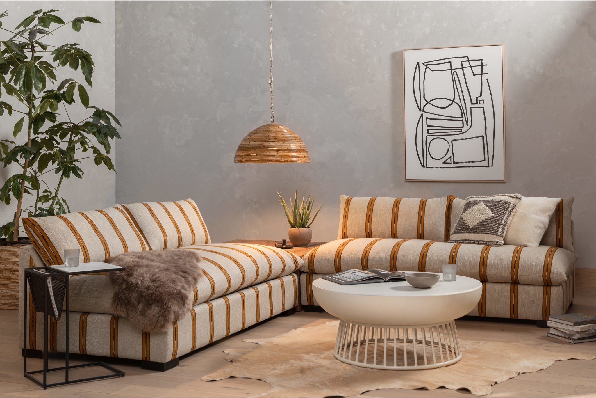 Harland Modern Cowhide Rug
