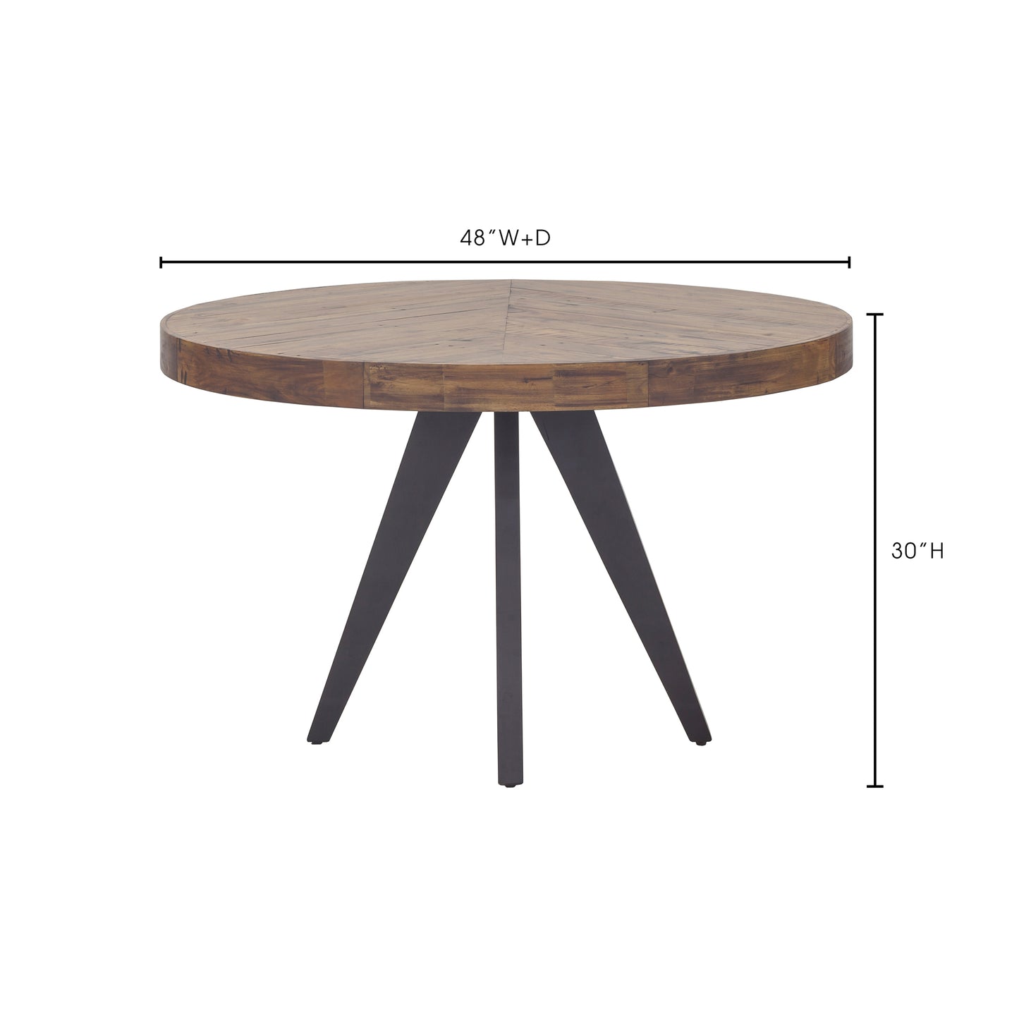 Parq Round Dining Table Amber by Moe's Home