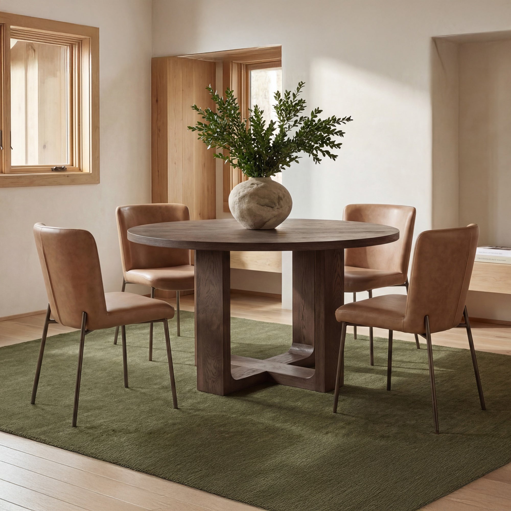 Hayes Dining Table Rustic by Moe's Home