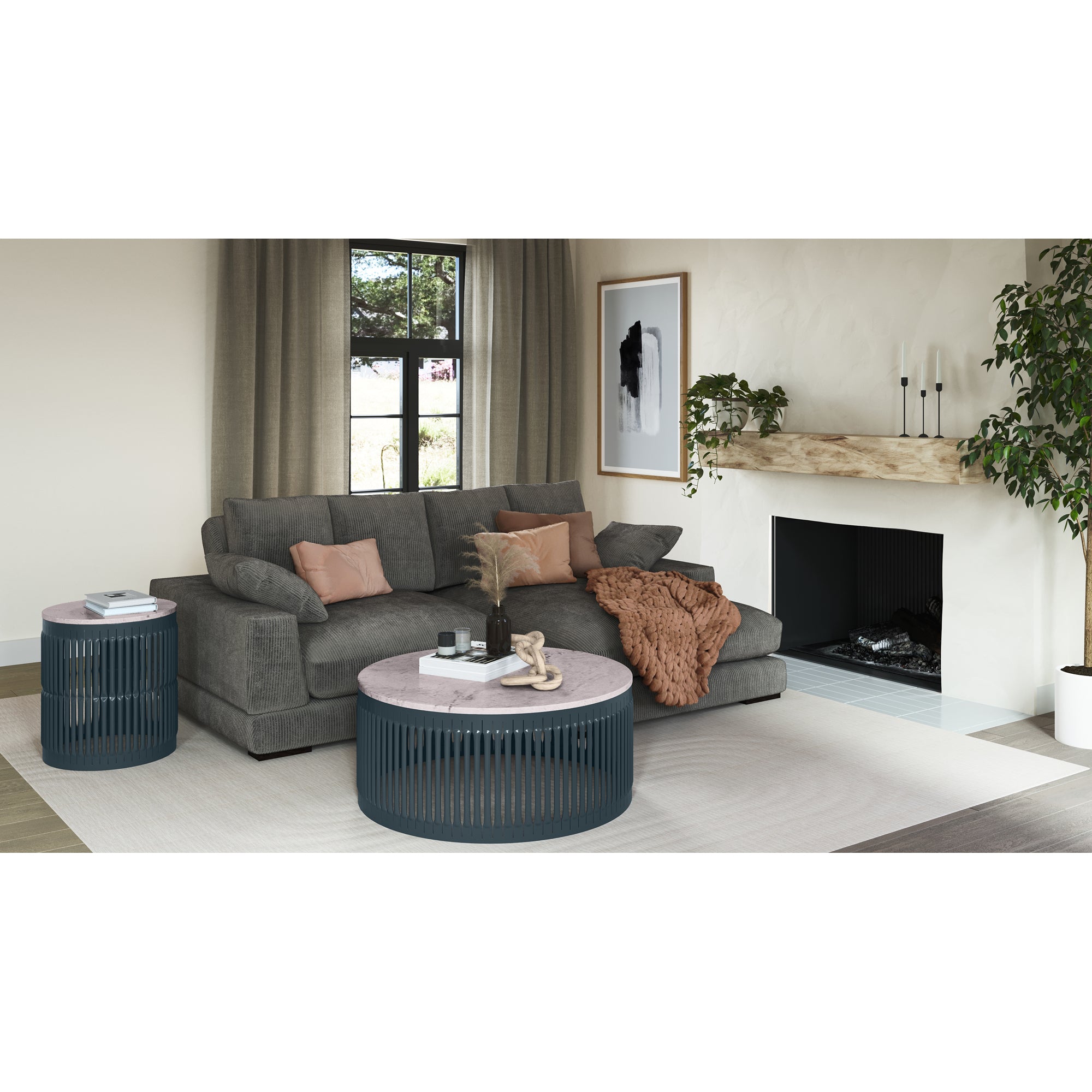 Plunge Sectional Charcoal