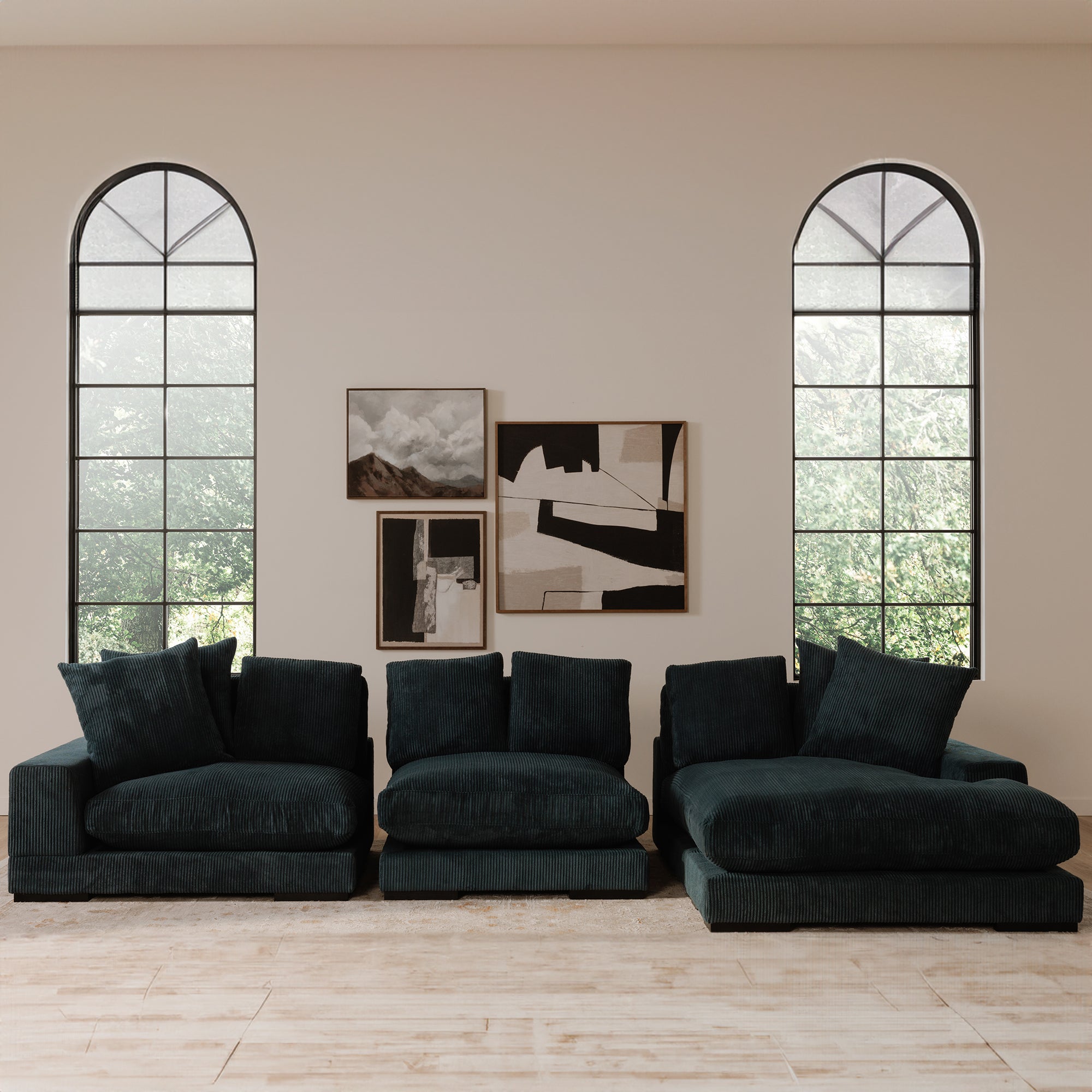 Plunge Slipper Chair Navy
