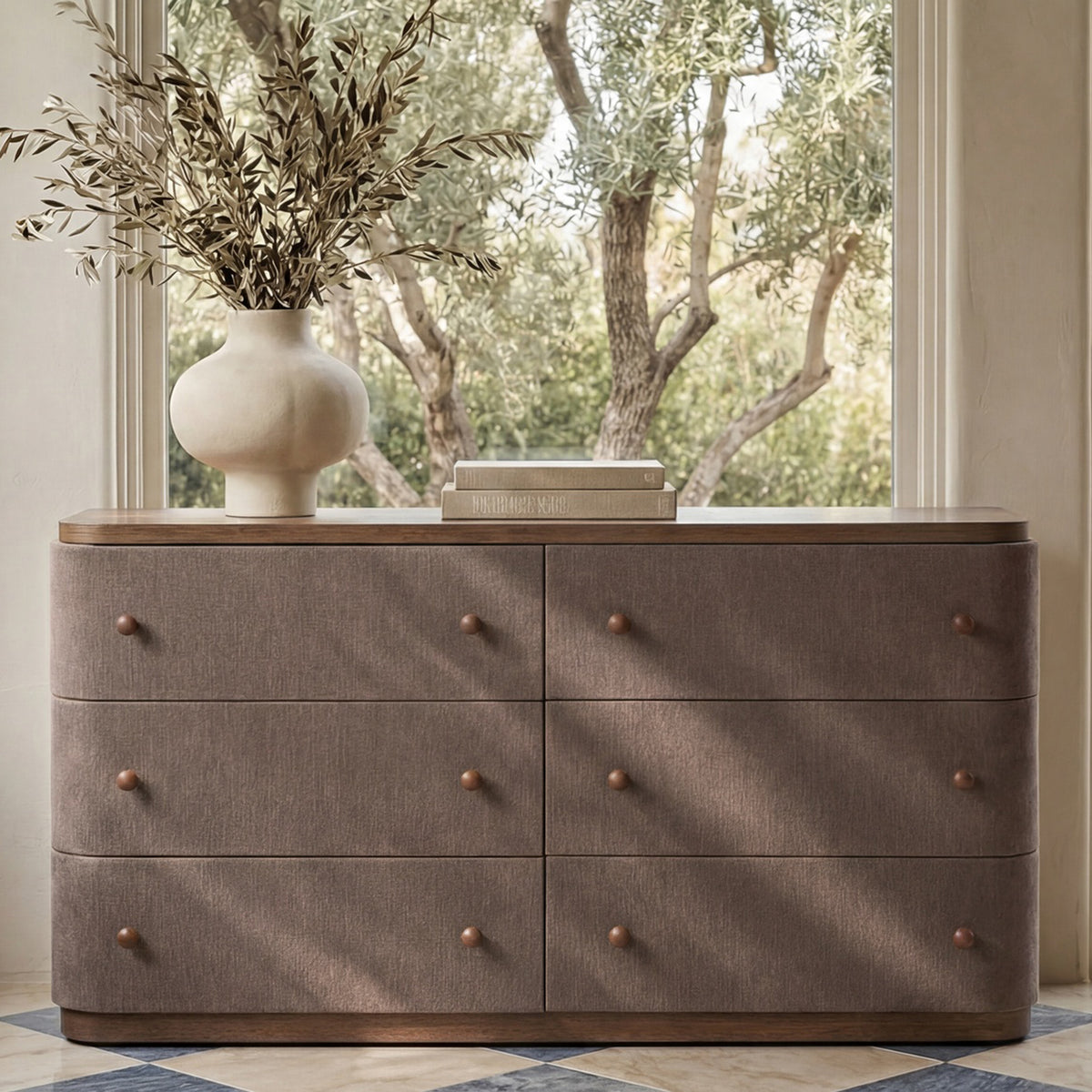 Simone 6 Drawer Dresser by Moe's Home