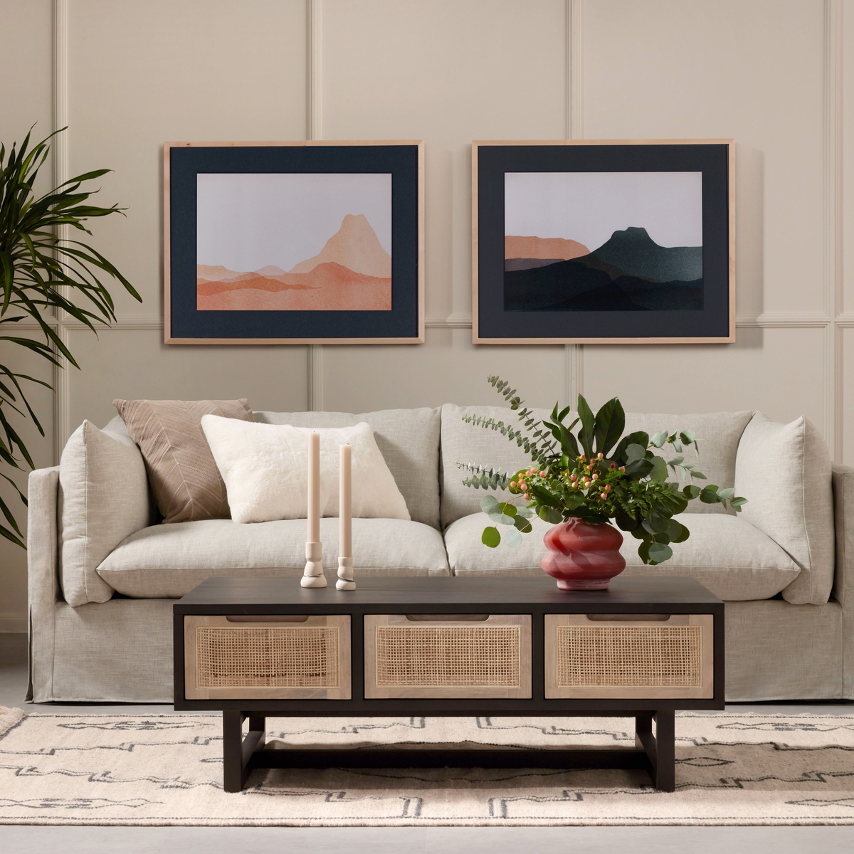 Habitat Slipcover Sofa