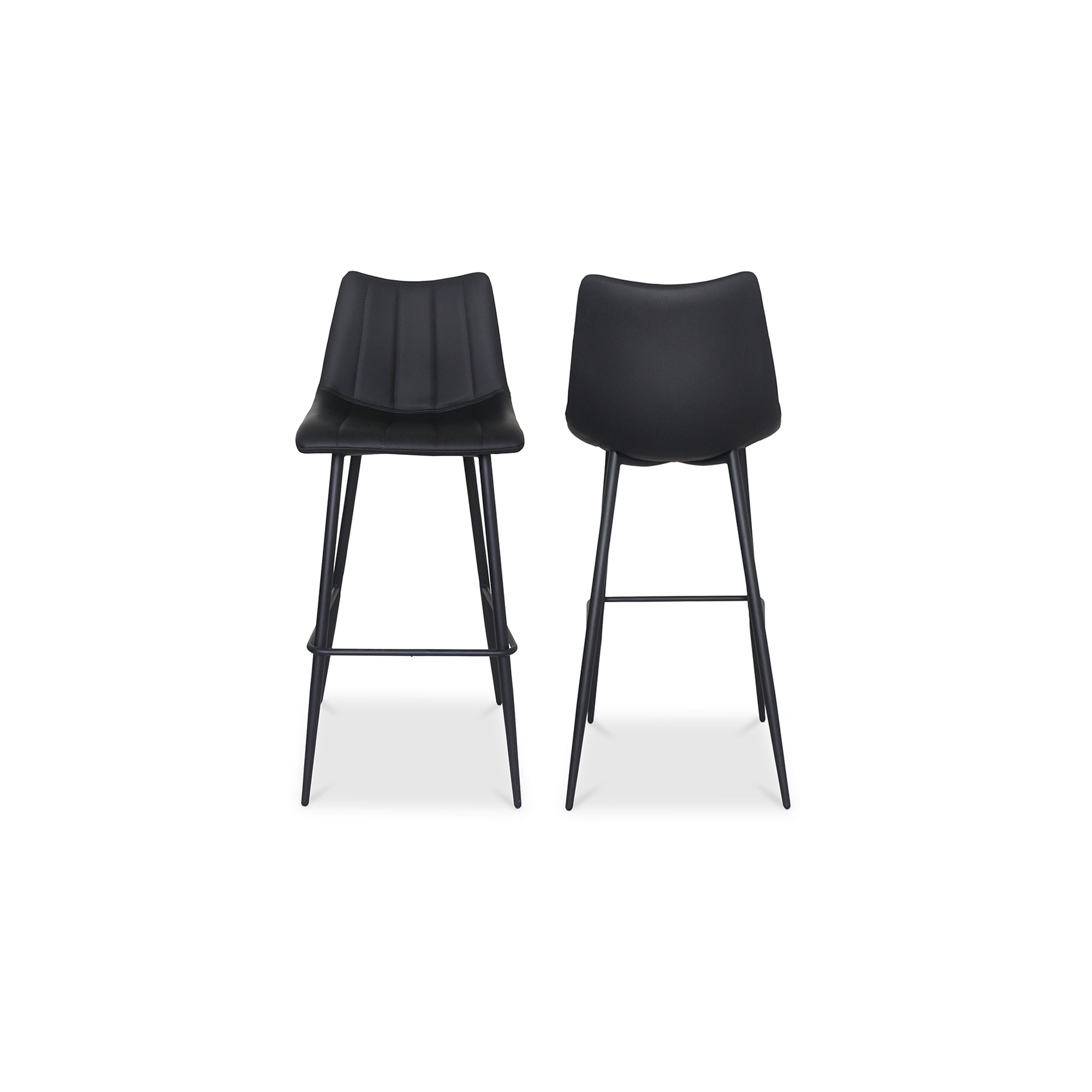 Alibi Bar Stool Matte Black - Set Of Two by Moe's Home