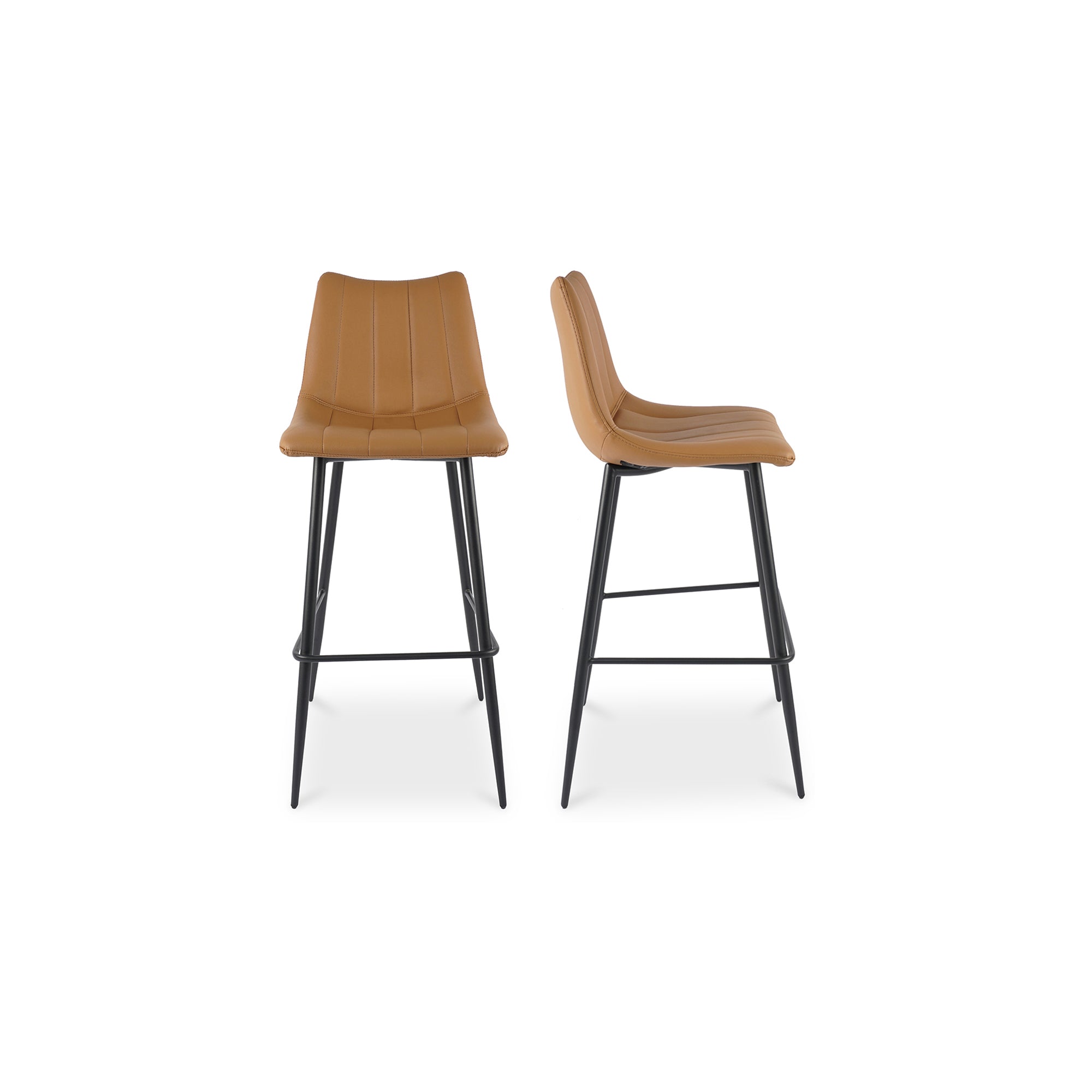 Alibi Barstool Tan Set Of Two | Orange