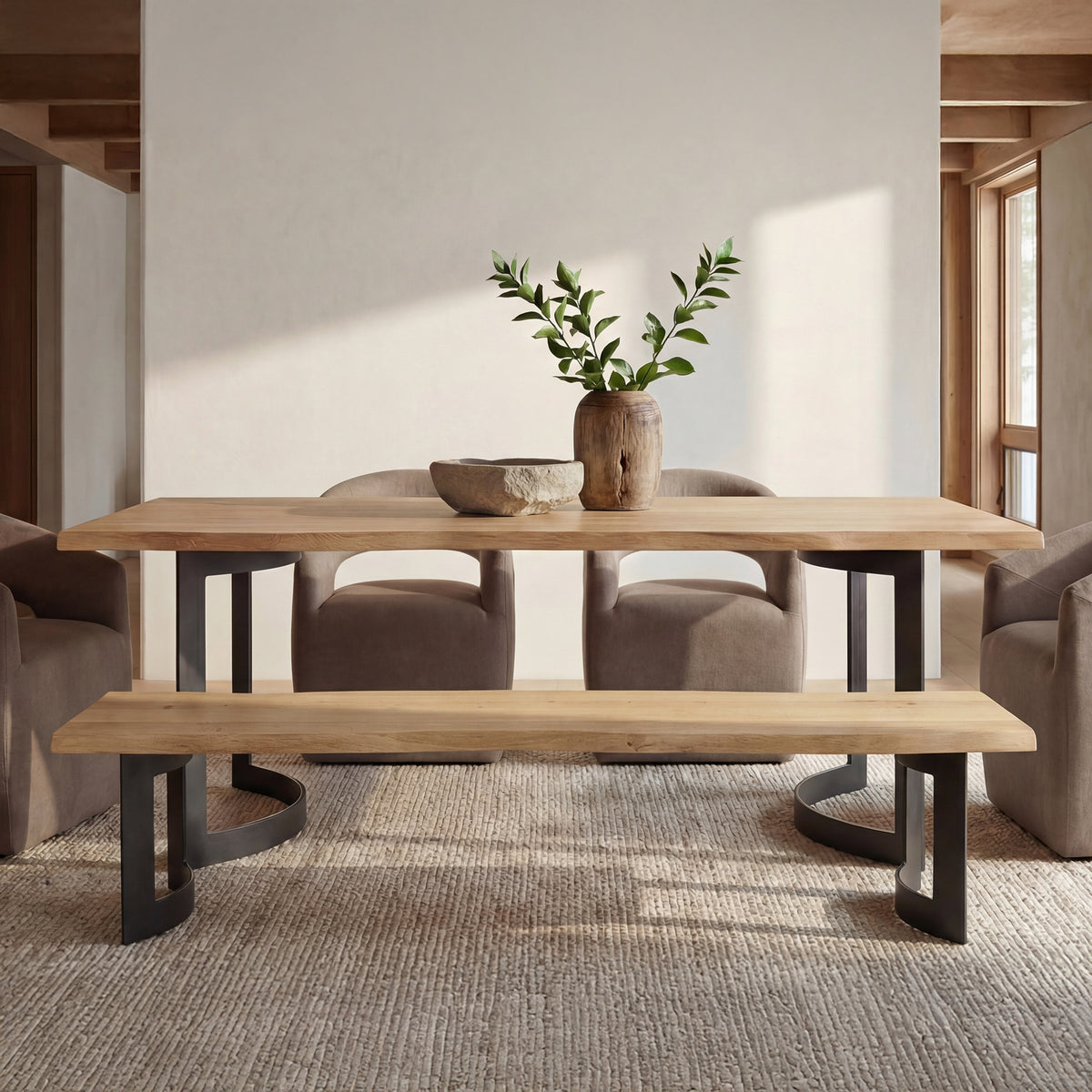 Bent Bench Small by Moe's Home