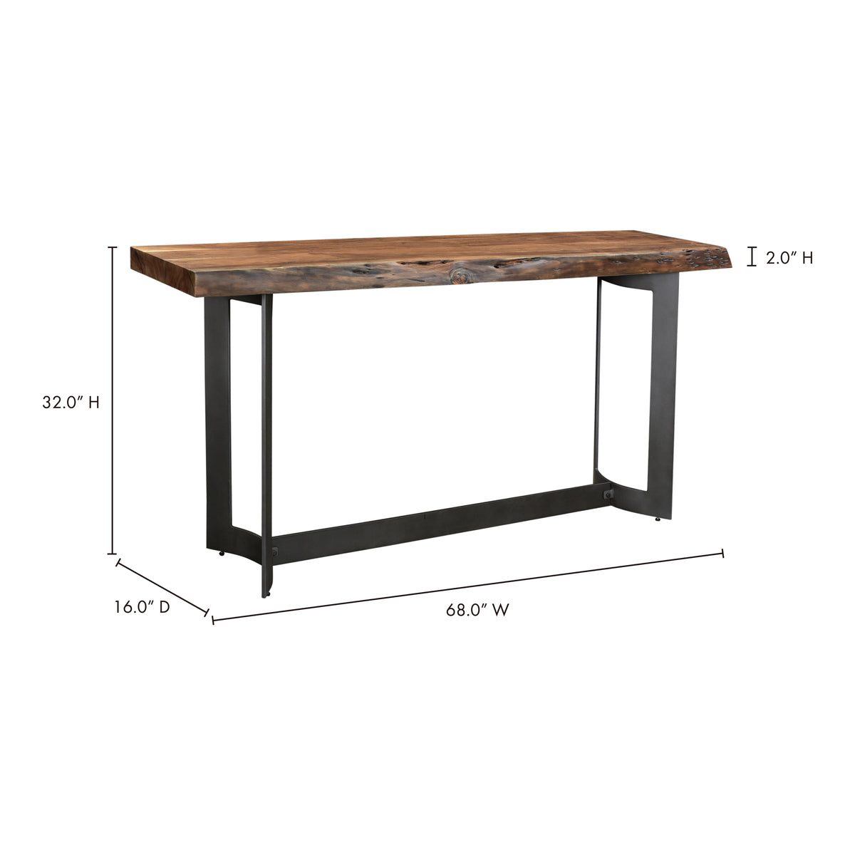 Bent Console Table by Moe's Home