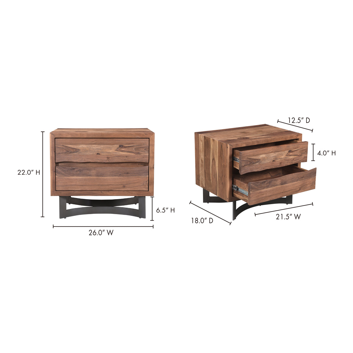 Bent Nightstand by Moe's Home