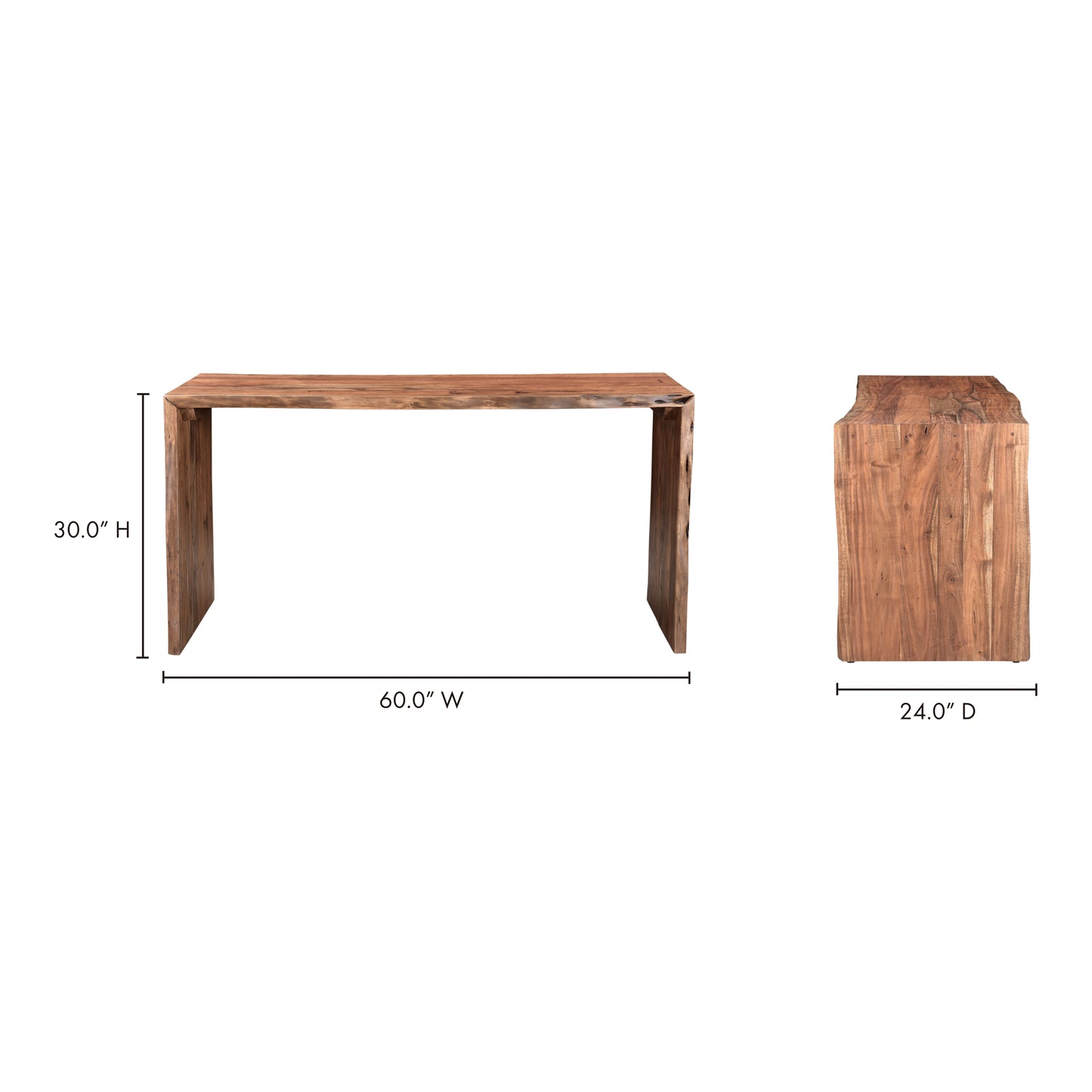Tyrell Desk Natural Stain by Moe's Home