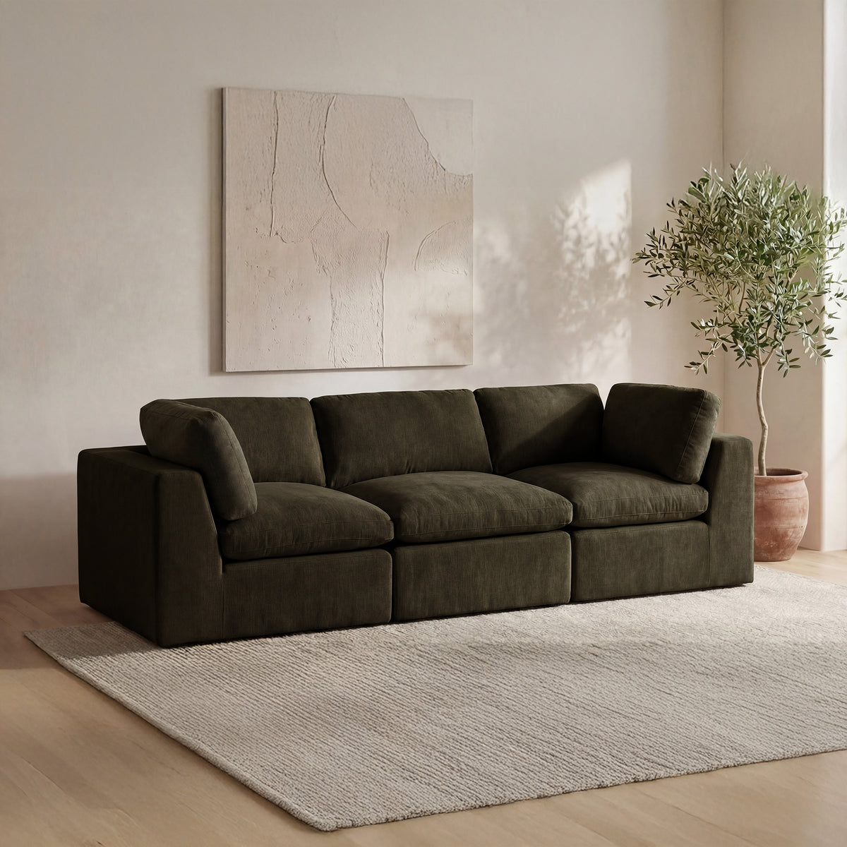 Cates Modular Sofa Dark by Moe's Home