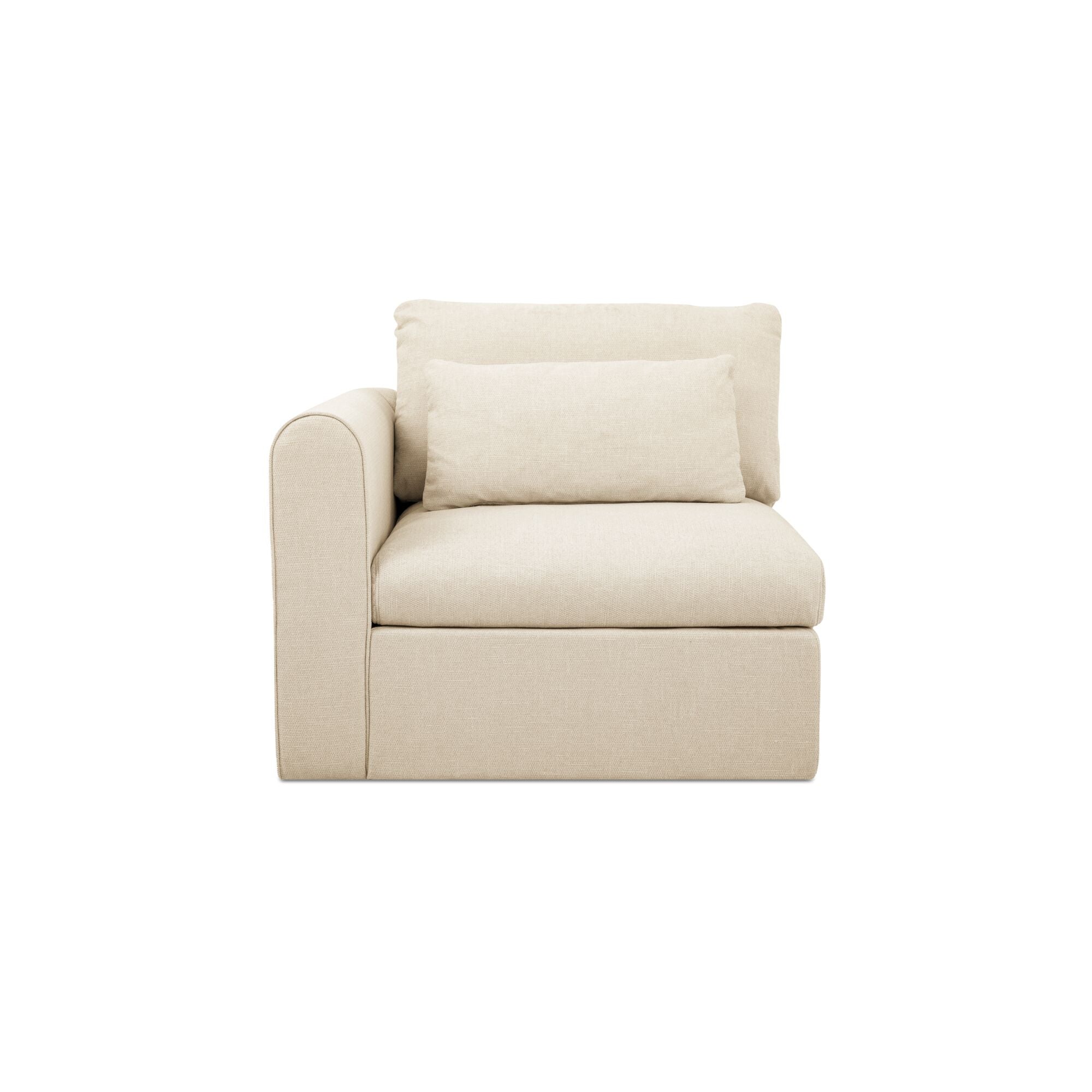 Swift Left Arm Facing Chair Light by Moe's Home