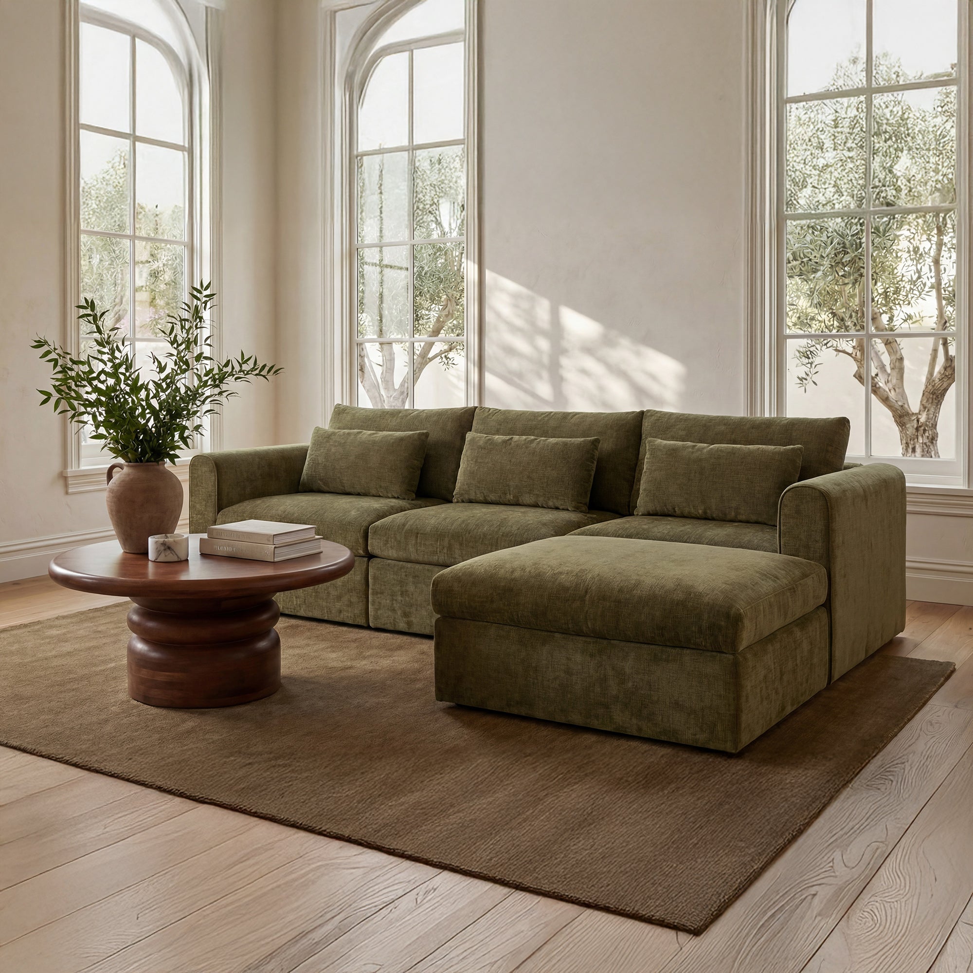 Swift Slipper Chair Dark by Moe's Home