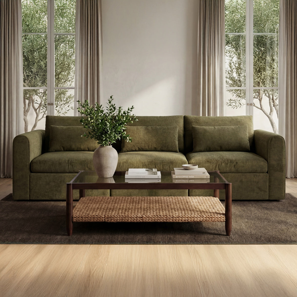 Swift Modular Sofa Dark by Moe's Home