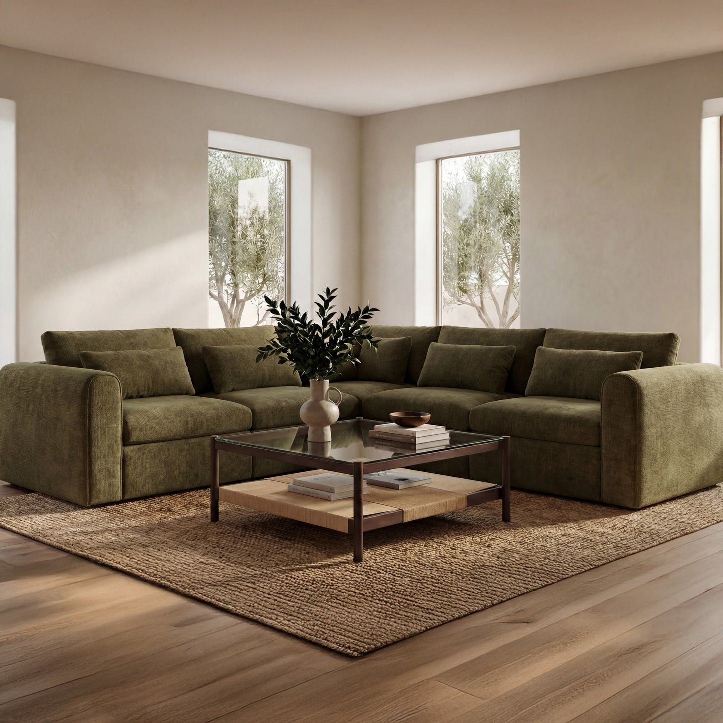 Swift Classic L Modular Sectional Dark by Moe's Home