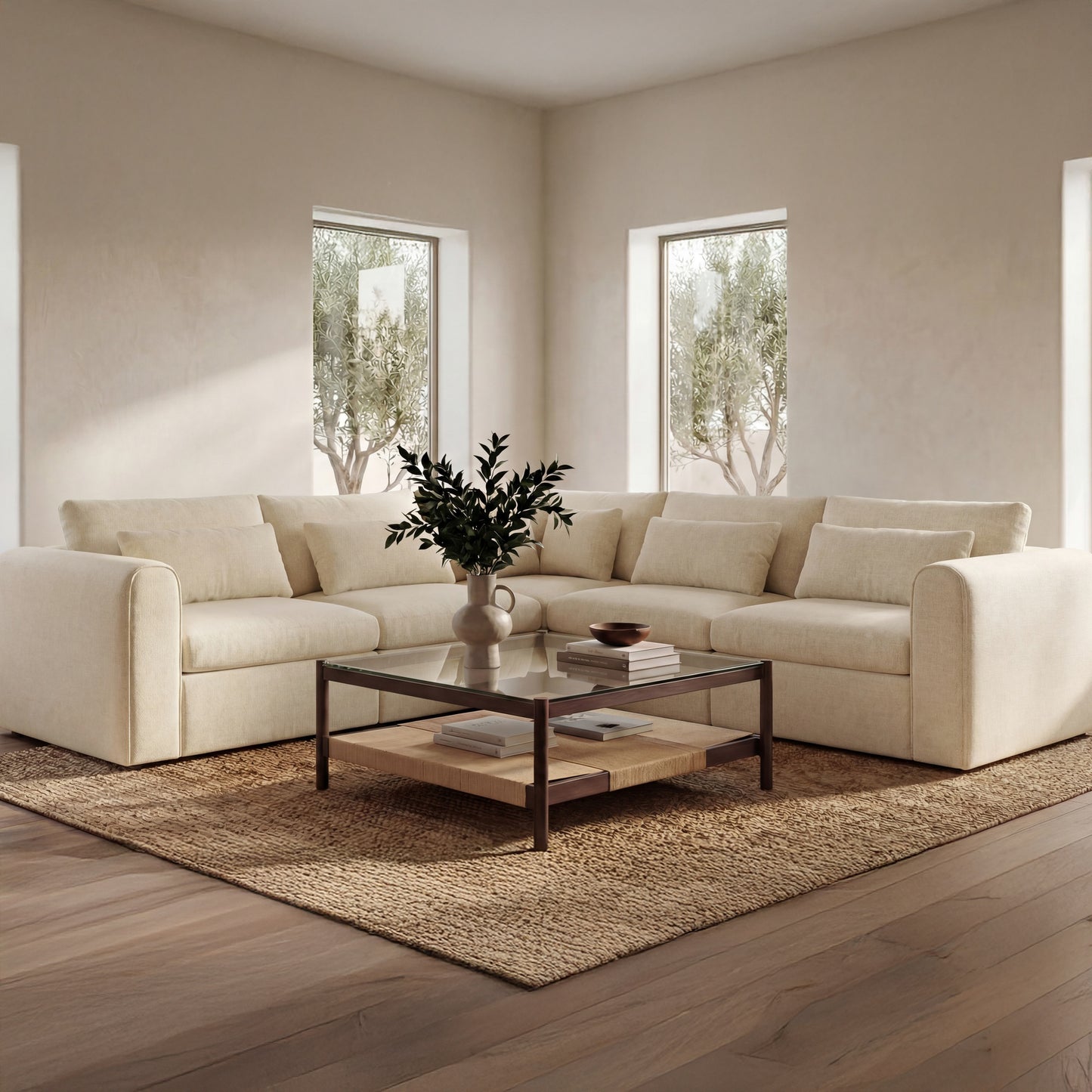 Swift Classic L Modular Sectional Light by Moe's Home