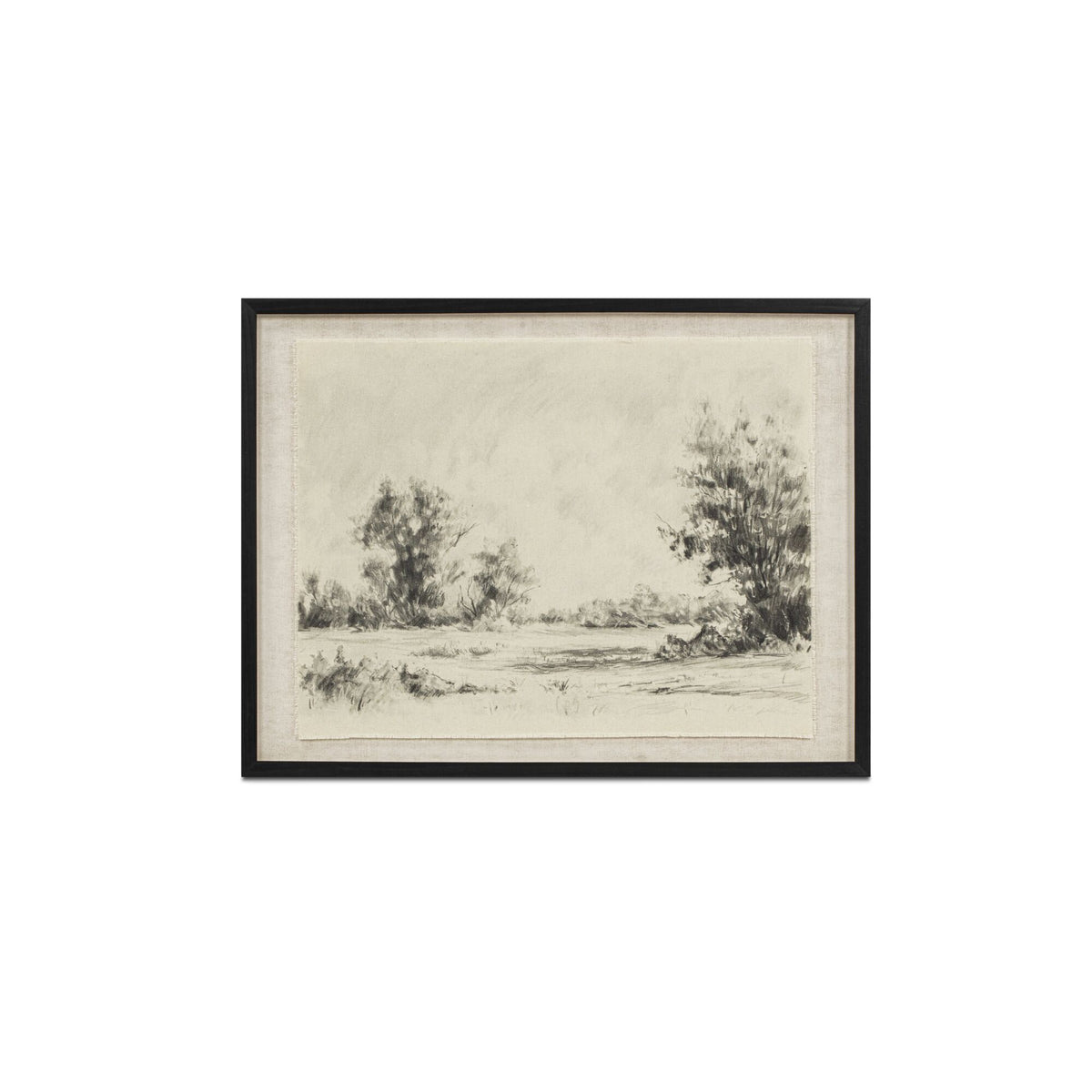 Briar Framed Print On Linen by Moe's Home