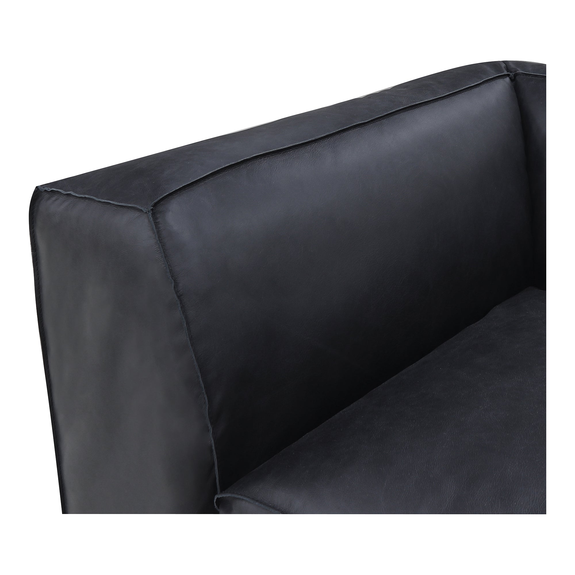 Form Corner Chair Vantage Black Leather
