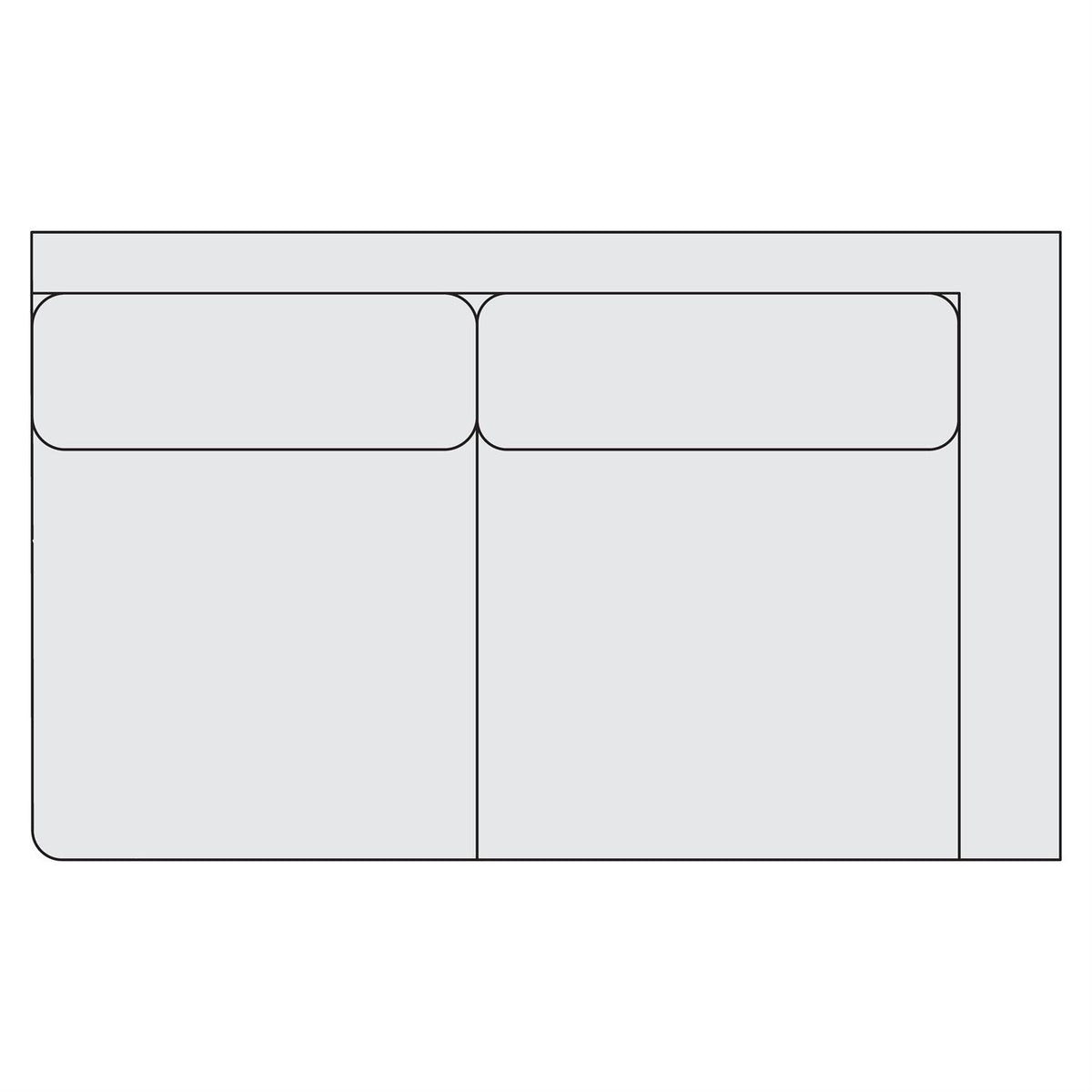 Signature Seating Fabric Right Arm Loveseat (Y41) by Bernhardt
