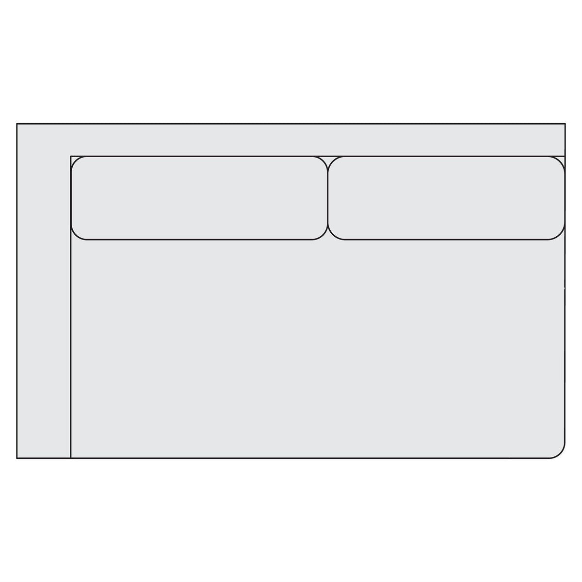 Signature Seating Fabric Left Arm Loveseat (Y52) by Bernhardt