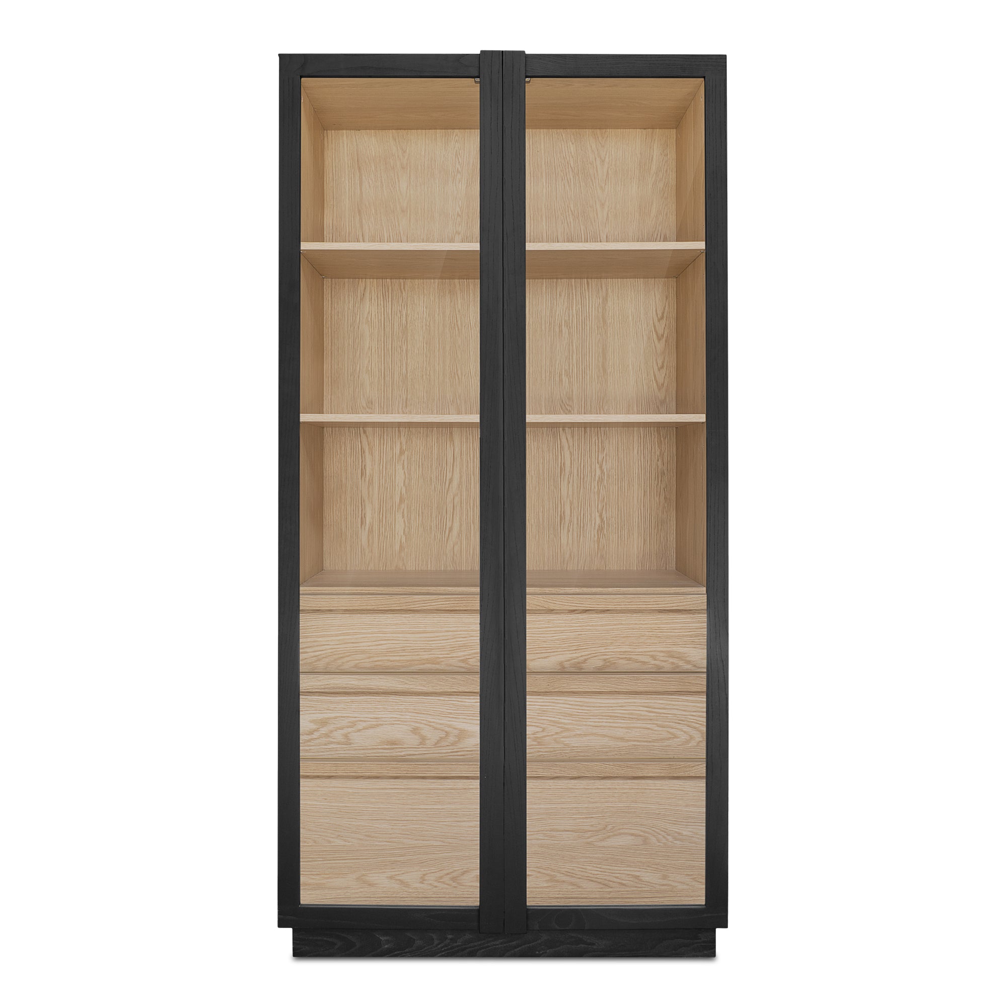 Charlotte Tall Cabinet Black | Multicolor