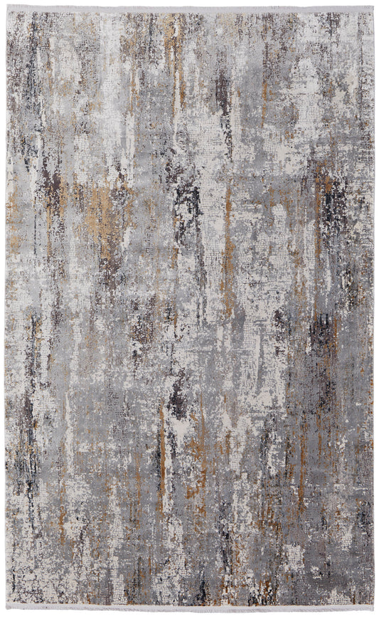 Cadiz 3887F Ivory/Gray Rug by Feizy