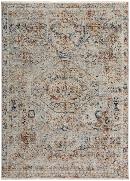 Kaia 39GJF Gray/Multi Rug by Feizy