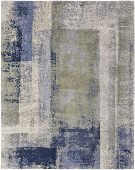 Clio 39K3F Blue/Green Rug by Feizy