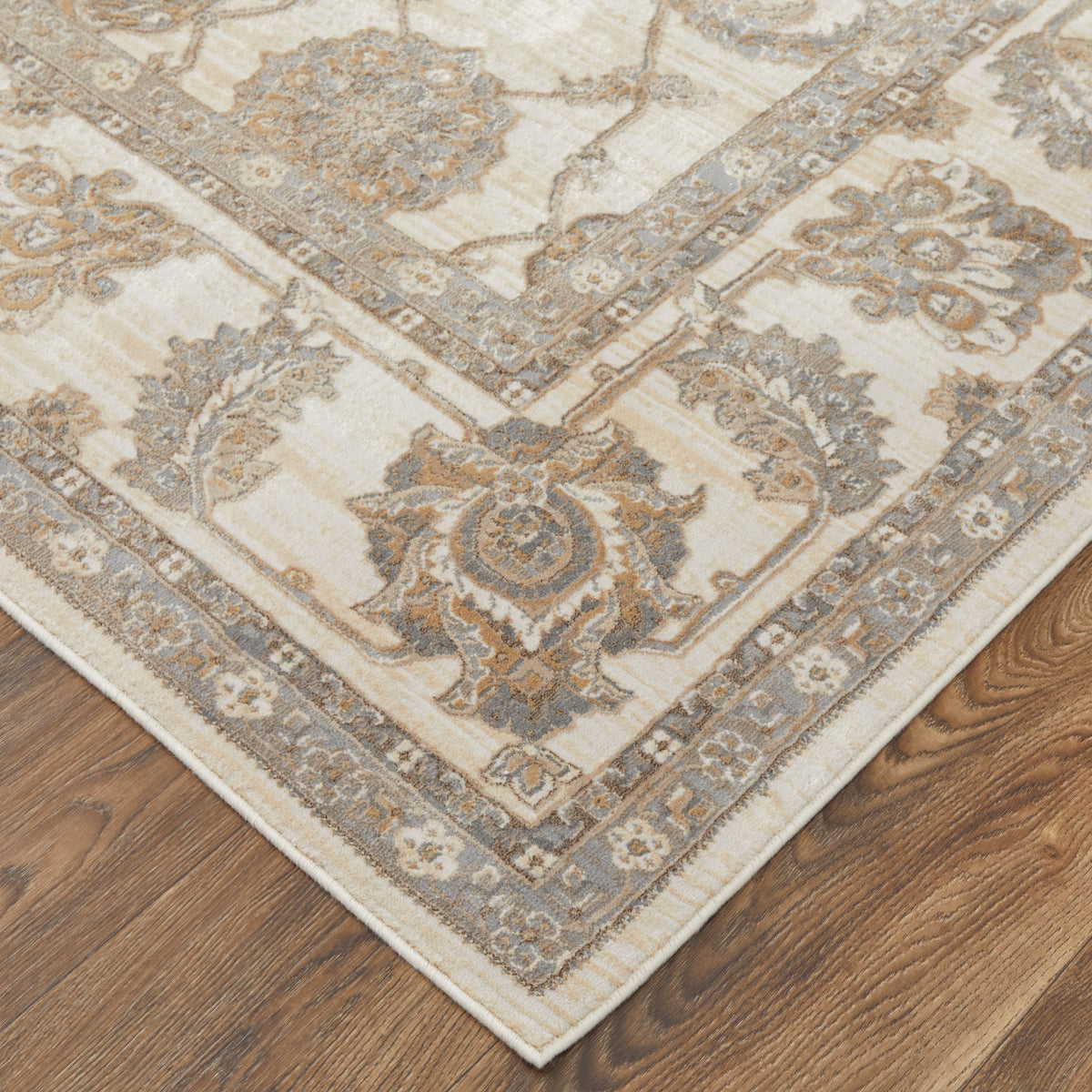 Celene 39KZF Beige/Gray Rug by Feizy