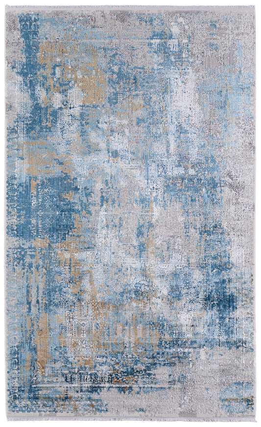 Cadiz 3890F Blue/Gray Rug by Feizy