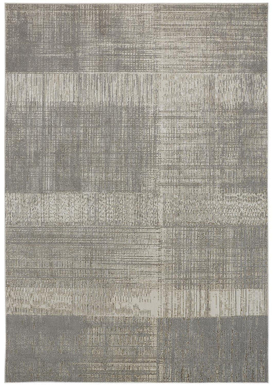 Aura 3736F Gold/Beige Rug by Feizy