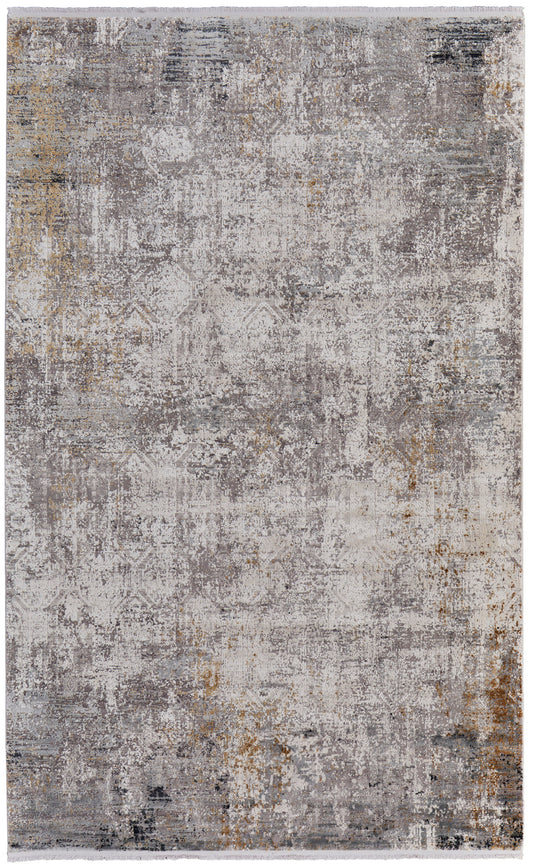 Cadiz 3892F Light Gray/Ivory Rug by Feizy