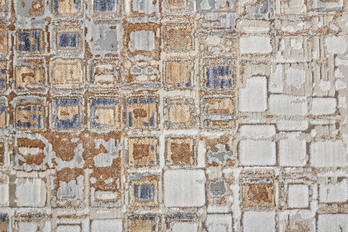 Laina 39G0F Beige/Gray Rug by Feizy