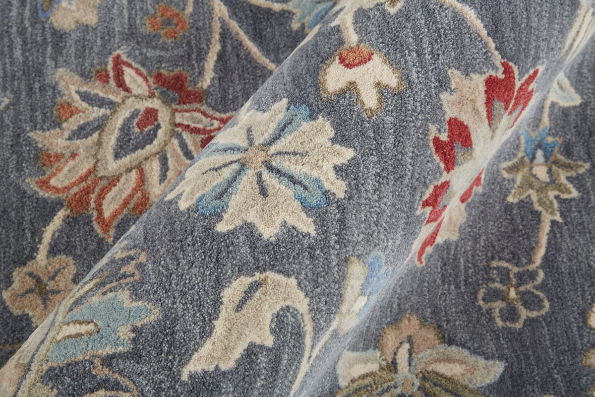 Rylan 8639F Blue Rug by Feizy