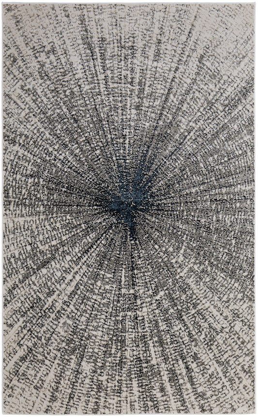 Micah 39LTF Ivory/Silver Rug by Feizy