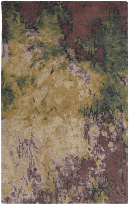 Amira 8633F Purple/Green Rug by Feizy