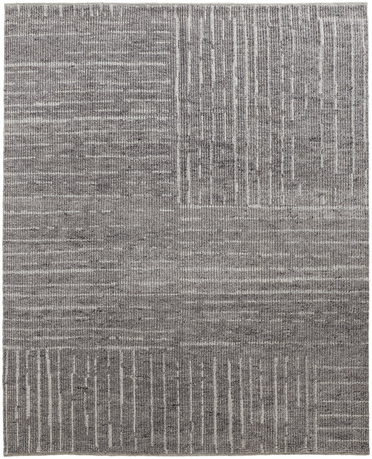 Alford 6913F Charcoal Rug by Feizy