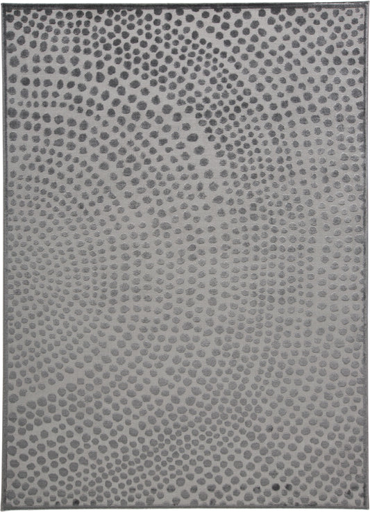 Gaspar 3835F Castle/Dark Gray Rug by Feizy